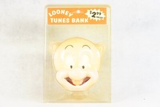 Vintage Looney Tunes Still Bank Porky Pig Cartoon Piggy Bank NEW OLD STOCK picture