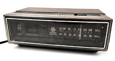 Vintage 1984 General Electric Flip Clock Radio Alarm Clock 7-4305F Not Working picture