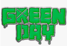 Official GREEN DAY Logo Lapel Pin Badge NEW ON CARD picture