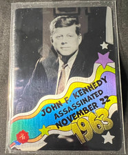 2026 H A 1963 Metal Insert Card  President John F. Kennedy Assassinated Nov. 22 picture