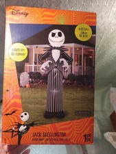 Disney Jack Skellington 10ft LED Gemmy Airblown Inflatable Christmas Halloween picture