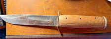 Original 1943 WW2 USMC MK 2 Ka-Bar THEATER MADE HANDLE Camillus NY picture
