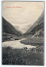 c1910 Small River in Buarbrae Odda Hardanger Western Norway Postcard picture