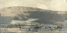 NICE UNUSUAL RPPC VIEW OF  MOUNT EQUINOX FROM EKWANOK IN MANCHESTER, VT 1917 picture