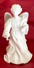 Avon Nativity Collectibles Standing Angel Vintage Bisque Porcelain Figurine IOB picture