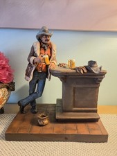 Michael Garmin 1969 Vintage Cowboy Bust Signed 15