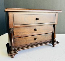 Vtg Froelich Furniture Salesman Sample Miniature Empire Dresser Chest Mahogany picture