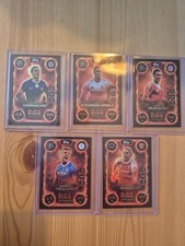 Topps Match Attax Extra 2025/26 - Black FIRE Complete Set (BF1-BF5) picture
