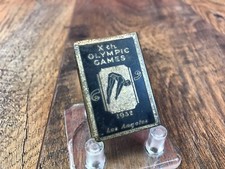 Very RARE Antique 1932 Xth 10th OLYMPIC GAMES MATCHBOX PALLAS ATHENE LOS ANGELES picture