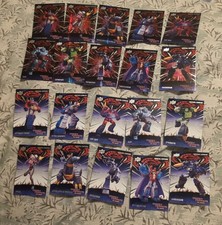 Upper Deck Transformers The Movie 40th Red & Regular Galaxy Parallel CompleteSet picture
