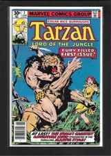 Tarzan #1 (1977): Bronze Age Marvel Comics John Buscema Cover And Art VG- picture
