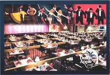 Lancaster PA Dutch Apple Dinner Theatre Chrome Postcard Unsinkable Molly Brown picture