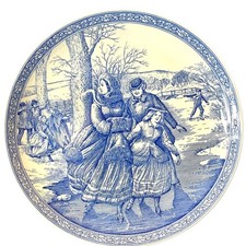 Spode The Blue Room Collection Christmas Plate Number 2 England 8-1/4