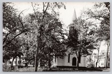 RPPC First Baptist Church Limerick Maine Eastern Illustrating 1910s picture