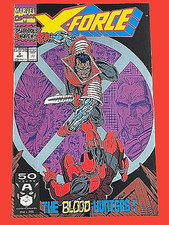 X-Force #2 1991 Marvel Copper Age Deadpool 2nd App Rob Liefeld picture