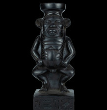 Rare Egyptian Artifacts Of Authentic Pharaonic Statue Of Egyptian God Bes BC picture