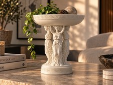 Greek Goddess Planter Bowl Statue picture