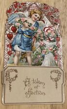 Antique Victorian 3-D Valentine ~ No Handwriting ~ Made In Germany ~ Gorgeous picture