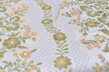 Vtg AMAZING Floral Tablecloth/Patchwork/crafts.CottageCore,Grandmas Fabric/linen picture
