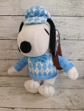 Peanuts Gemmy Snoopy Christmas Animated Side Stepper Plush Musical Tested Works picture