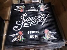 Sailor Jerry Rum Cherry Bomb Wings Bar Mat Rockabilly Tattoos  15 X 15 X 1.5 In picture