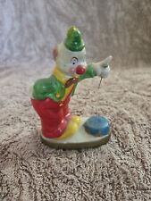 Vintage Bad Clown Popping A Ball Figurine picture