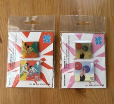 London 2012 Olympic & Paralympic Games Sports Stamp & Pin Badge Collection RARE picture