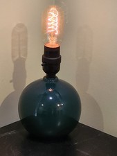 Vintage Postmodernist Ceramic GumBall Sphere Round Ball Table Lamp Small picture