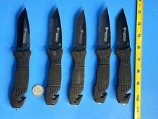Lot Of 5 SMITH & WESSON EXTREME OPS (SWFR2S) POCKET FOLDING KNIFE. #161A picture