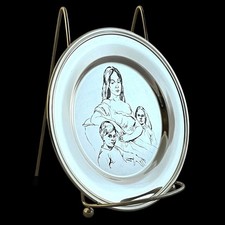 1973 Mothers Day Plate The Kirk Collection Solid Sterling Silver 925 LE 112/2500 picture