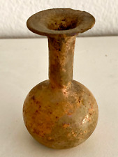 Rare Ancient Roman Glass Perfume Bottle Good Condition 2nd Century AD picture