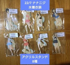 22/7 Nanabun no Nijuni Swimsuit Acrylic Stand Set of 8 Unused Sealed 14+ picture