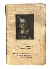 Vintage 1924 IBPOEW Black Elks Fraternal Brown's History & Explanation Booklet picture