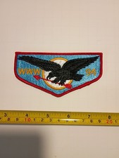 BSA OA Boy Scouts Order Arrow Blackhawk Lodge 94 Pocket Flap Patch Merged  picture