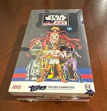 Topps Chrome 2022 Star Wars Galaxy Sealed Trading Card Hobby Box 72 Cards (Eng) picture