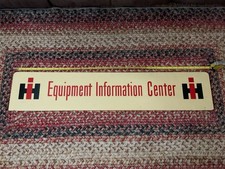IH Equipment Information Center International Harvester Sign Masonite 2 Sided picture