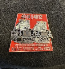 BIG BOY 4014 & 4012 BIG BOY Reunion Steamtown National Historic Site 2026 Pin picture