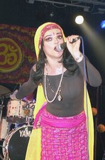 Nina Hagen on stage at the BKA 1990s Historic Old Photo picture