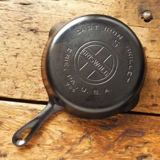 Vintage GRISWOLD Cast Iron SKILLET Frying Pan # 5 LARGE BLOCK LOGO - Ironspoon picture