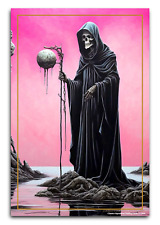 MASTERPIECES COLLECTION ACEO TRADING CARD CLASSICS SIGNATURES GRIM REAPER BANSKY picture