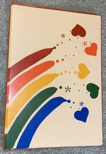 NOS Vintage Hallmark Mini-Pack Notes Rainbows & Hearts Pkg Of 3 Cards & Env. picture