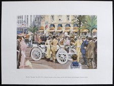 1901 59.73cc 1st DAIMLER-MERCEDES Jellinek Walter GOTSCHKE Print picture