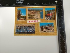 Postcard Nazare Portugal Multi-View Vintage PC📬📨 (B)  picture
