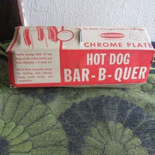 ** Vintage Androck Chrome Plated Hot Dog Bar-B-Quer for 5/16