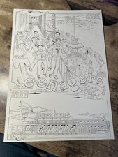 Original Comic Art - Jasorka - Wildwood Days of Doo Wop Frankie Lymon Teenagers picture