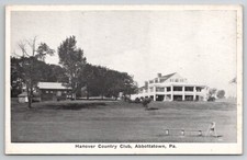 Abbottstown PA Hanover Country Club Pub By Spanglers Restaurant Postcard D33 picture