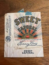 Antique Sweet Caporal Cigarette Pack Wrapper Kinney Bros American Tobacco Stamp picture