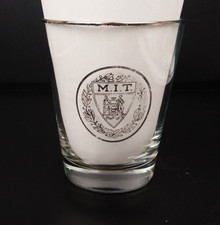 VTG MIT Massachusetts Institute of Technology Lowball Glass Gold Rim picture