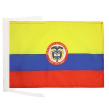 Colombia Coat Of Arms Flag 18 X 12 - Flags 30 X - In - Az Flag S_1915 picture