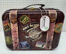 GIRL SCOUTS COOKIE TIN LUNCH BOX SUITCASE 100TH ANNIVERSARY 1912-2012  picture
